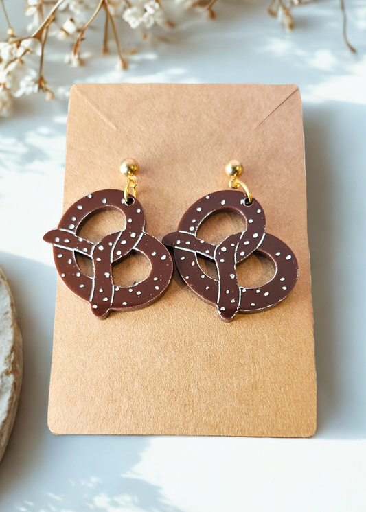 Pretzel Earrings