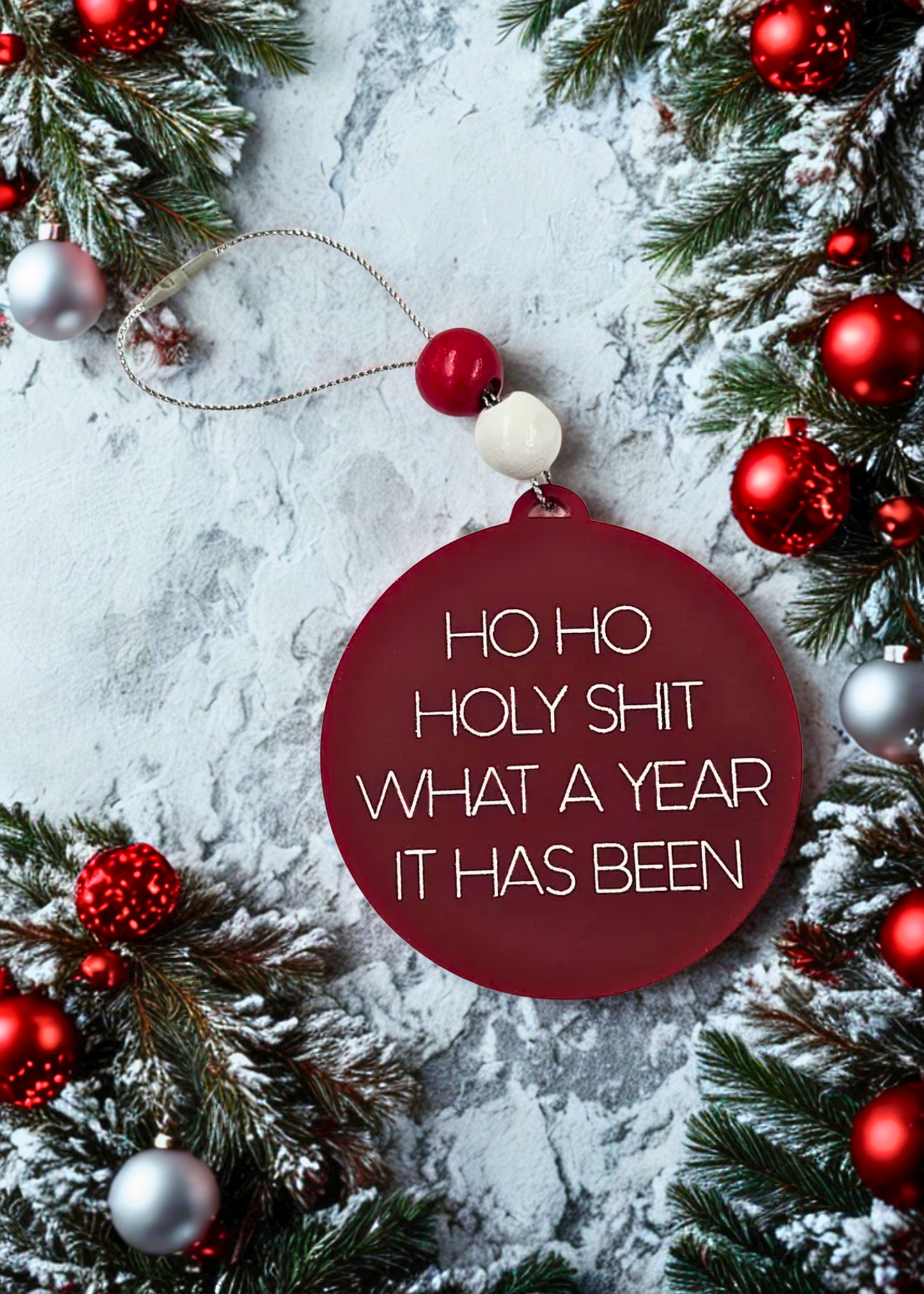 Ho Ho Holy Shit Ornament